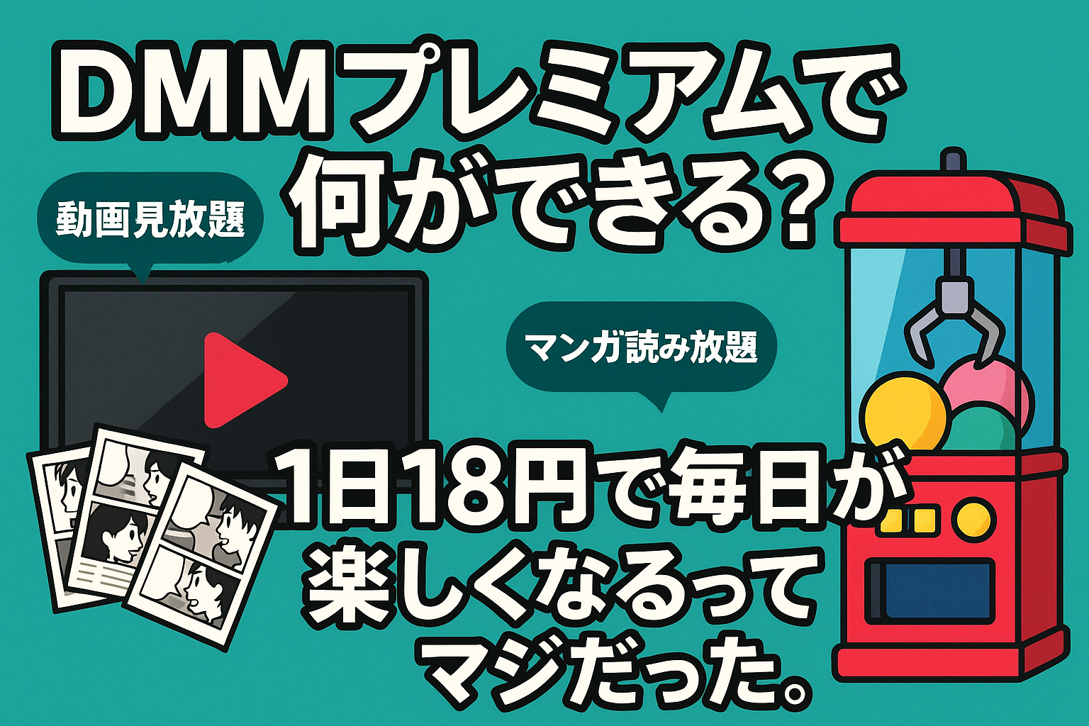 DMMプレミアムで何ができる？