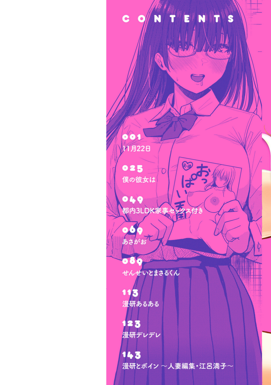 ＜エロ漫画＞おっぱい【西沢みずき】目次