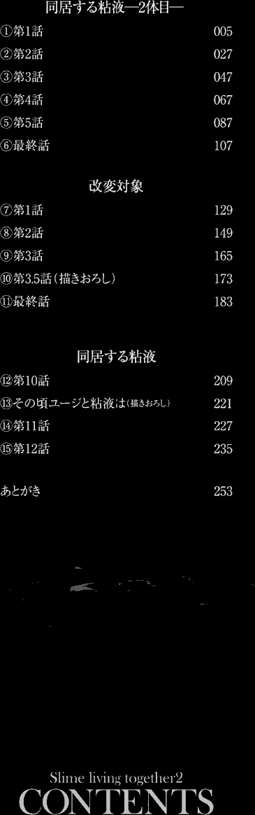 同居する粘液―2体目―【DATE】エロ漫画目次